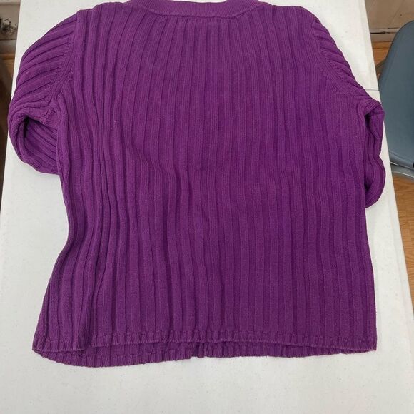 Classic Elements Purple Sweater - Picture 2 of 3